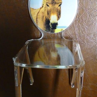 Chaise en plexiglas