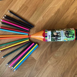 Trousse, crayons de couleur