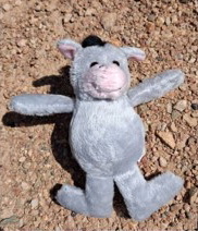 Peluche âne balle